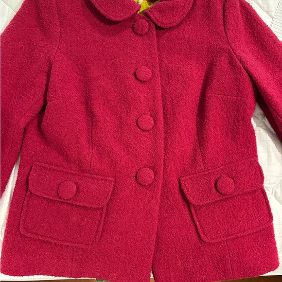 Boden Vibrant Red Wool Jacket - Picture 4 of 7